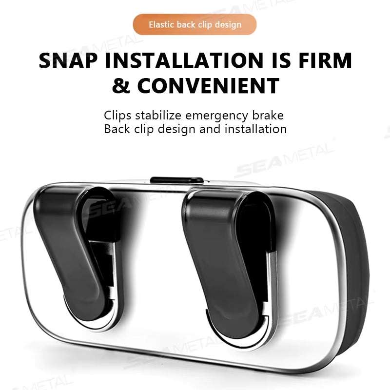 SEAMETAL Car Sun Visor Glasses Case Extra-Large Sunglasses Holder Storage Box Stable Eyeglasses Case Organizer Protection Box